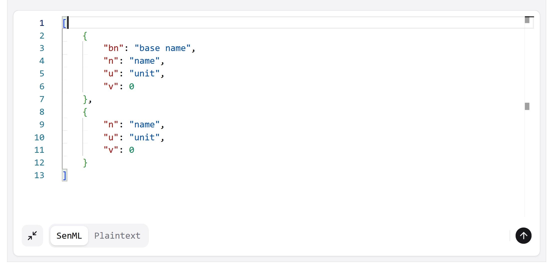 The TelemetryWatch message editor